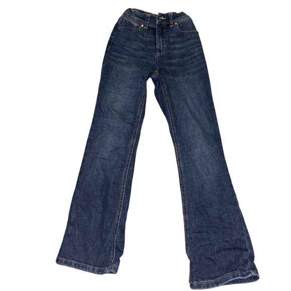 GIRLS | Jordache Blue Classic Bootcut Jeans with Signature Stitching - Picture 2 of 4